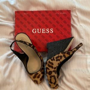 Guess platform shoes worn once